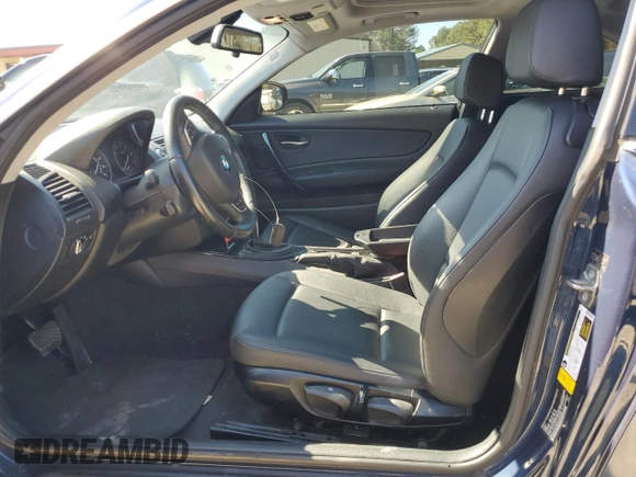 2013 BMW 1 Series 128i with VIN WBAUP9C58DVS94598, listed as a Copart auction lot 49297605 with 108,893 mi miles and Salvage title. Bid and sale history available at DreamBid. Image 7.