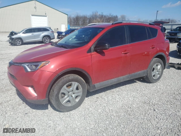 2017 Toyota RAV4 LE with VIN 2T3ZFREV3HW330527, listed as a Copart auction lot 46845535 with 107,784 mi miles and Salvage Title. Bid and sale history available at carsss.com. Image 1.