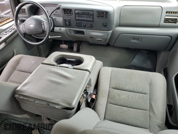 2004 Ford F-250 XL with VIN 1FTNW21L94EE03900, listed as a Copart auction lot 57838765 with 185,837 mi miles and Salvage title. Bid and sale history available at DreamBid. Image 8.