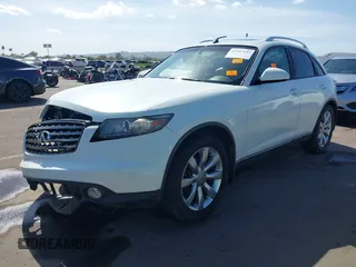 2005 Infiniti FX35 with VIN JNRAS08W55X204394, listed as a IAAI auction lot 42047153 with 171,508 mi miles. Bid and sale history available at carsss.com. Image 17.