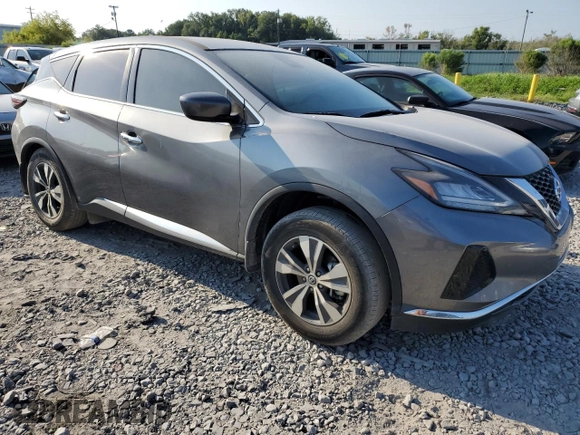 2022 Nissan Murano S with VIN 5N1AZ2AJ3NC125587, listed as a Copart auction lot 67247524 with 33,515 mi miles and Non Repairable. Bid and sale history available at DreamBid. Image 4.