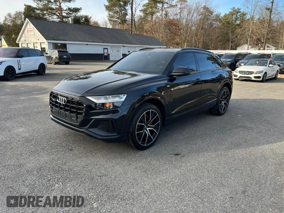 2019 Audi Q8 Premium Plus with VIN WA1EVAF17KD036223, listed as a Copart auction lot 83887104 with 111,391 mi miles and Clean Title. Bid and sale history available at carsss.com. Image 2.