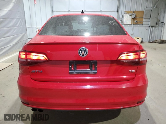 2016 Volkswagen Jetta Sport with VIN 3VWB17AJ4GM239710, listed as a Copart auction lot 57070525 with 107,576 mi miles and Salvage title. Bid and sale history available at DreamBid. Image 6.