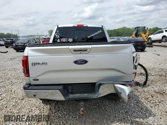 2017 Ford F-150 XL with VIN 1FTEW1EF5HKC39700, listed as a Copart auction lot 54254365 with 120,958 mi miles and Salvage title. Bid and sale history available at DreamBid. Image 6.