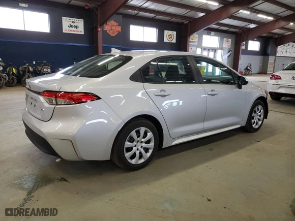 2023 Toyota Corolla LE with VIN 5YFB4MDE4PP021492, listed as a Copart auction lot 52493345 with 57,655 mi miles and Clean Title. Bid and sale history available at carsss.com. Image 3.