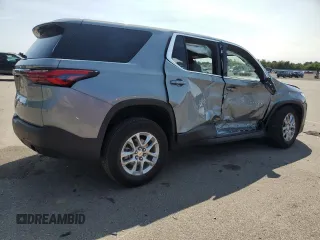 2023 Chevrolet Traverse LS with VIN 1GNEVFKWXPJ286530, listed as a Copart auction lot 69405684 with 12,334 mi miles and Salvage Title. Bid and sale history available at carsss.com. Image 3.