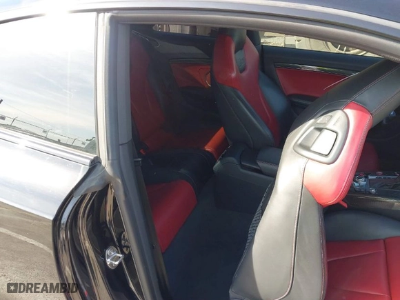 2014 Audi S5 Prestige with VIN WAUVGAFR5EA040599, listed as a IAAI auction lot 41856135 with 70,590 mi miles. Bid and sale history available at carsss.com. Image 8.