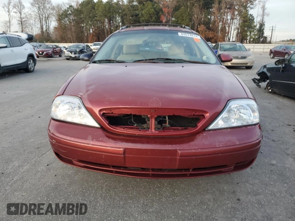 2001 Mercury Sable LS Premium with VIN 1MEHM59S91A635138, listed as a Copart auction lot 84674814 with 170,559 mi miles and Salvage Title. Bid and sale history available at DreamBid. Image 5.