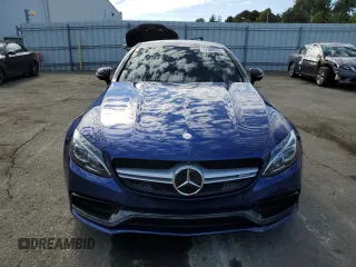 2017 Mercedes-Benz C 63 S AMG with VIN WDDWJ8HB4HF369941, listed as a Copart auction lot 77684344 with 76,231 mi miles and Salvage Title. Bid and sale history available at carsss.com. Image 5.