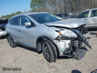 2015 Nissan Murano S with VIN 5N1AZ2MG5FN247230, listed as a IAAI auction lot 41783518 with 111,699 mi miles. Bid and sale history available at carsss.com. Image 1.