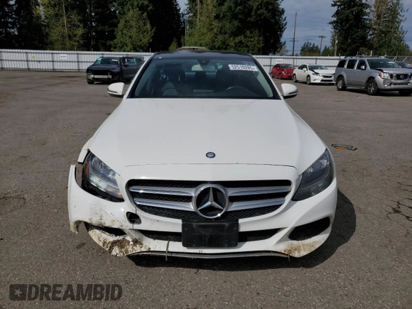 2017 Mercedes-Benz C 300 with VIN 55SWF4KB9HU213880, listed as a Copart auction lot 52510285 with 86,383 mi miles and Salvage Title. Bid and sale history available at carsss.com. Image 5.