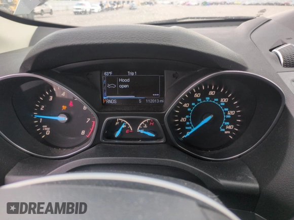 2014 Ford Escape Titanium with VIN 1FMCU9J97EUB30467, listed as a Copart auction lot 54949035 with 112,013 mi miles and Salvage Title. Bid and sale history available at DreamBid. Image 9.