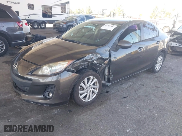 2012 Mazda Mazda3 i Touring with VIN JM1BL1V89C1545584, listed as a IAAI auction lot 41953481 with 190,831 mi miles. Bid and sale history available at carsss.com. Image 2.