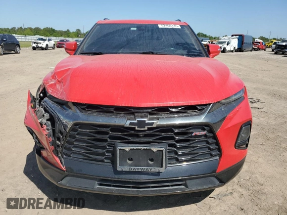 2021 Chevrolet Blazer RS z VIN 3GNKBERS8MS568099, wystawiony jako Copart lot #52460145 z przebiegiem 72 984 mil mil oraz Szkoda całkowita • Salvage title. Historia ofert i sprzedaży dostępna na DreamBid. Obrazek 5.