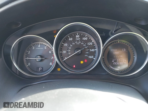 2013 Mazda CX-5 Grand Touring with VIN JM3KE4DE4D0168115, listed as a IAAI auction lot 41610004 with 190,690 mi miles. Bid and sale history available at carsss.com. Image 7.