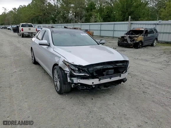 2015 Hyundai Genesis 5.0L with VIN KMHGN4JF7FU028076, listed as a Copart auction lot 48015085 with 144,021 mi miles and Salvage Title. Bid and sale history available at carsss.com. Image 11.