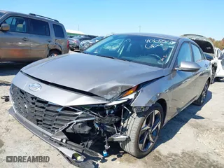 2023 Hyundai Elantra Limited with VIN KMHLP4AG0PU607249, listed as a IAAI auction lot 40685737 with 21,510 mi miles. Bid and sale history available at carsss.com. Image 2.