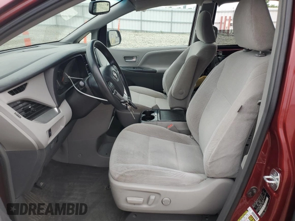 2016 Toyota Sienna LE AAS with VIN 5TDKK3DCXGS757469, listed as a Copart auction lot 60511615 with 130,387 mi miles and Non repairable. Bid and sale history available at DreamBid. Image 7.