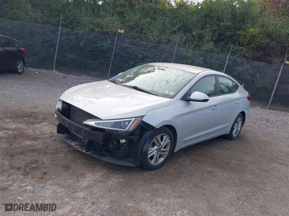 2020 Hyundai Elantra SEL with VIN 5NPD84LF7LH523895, listed as a IAAI auction lot 40605847 with 42,730 mi miles. Bid and sale history available at carsss.com. Image 2.