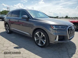 2020 Audi Q7 Prestige with VIN WA1VXAF77LD005098, listed as a Copart auction lot 64656425 with 74,368 mi miles and Clean title. Bid and sale history available at DreamBid. Image 4.