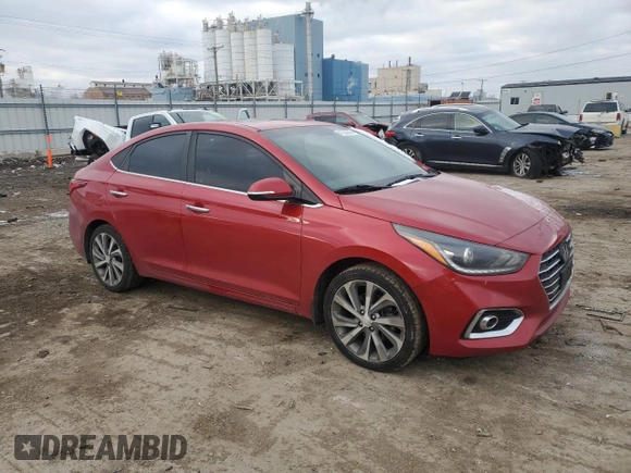 2018 Hyundai Accent Limited with VIN 3KPC34A39JE026125, listed as a Copart auction lot 41392945 with 138,620 mi miles and Salvage Title. Bid and sale history available at carsss.com. Image 4.