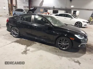 2020 Honda Civic Sedan EX with VIN 19XFC1F35LE203955, listed as a IAAI auction lot 41215735 with 44,102 mi miles. Bid and sale history available at carsss.com. Image 1.