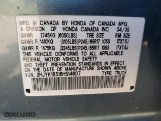 2006 Honda Ridgeline RTL with VIN 2HJYK16516H514607, listed as a Copart auction lot 70028524 with 355,356 mi miles and Clean Title. Bid and sale history available at carsss.com. Image 13.