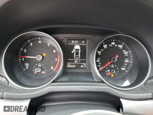 2017 Volkswagen Passat S with VIN 1VWAT7A32HC059233, listed as a Copart auction lot 58448495 with 65,534 mi miles and Salvage title. Bid and sale history available at DreamBid. Image 9.