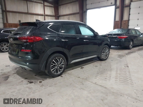 2020 Hyundai Tucson Ultimate with VIN KM8J3CAL2LU188647, listed as a IAAI auction lot 42166531 with 24,521 mi miles and . Bid and sale history available at DreamBid. Image 4.