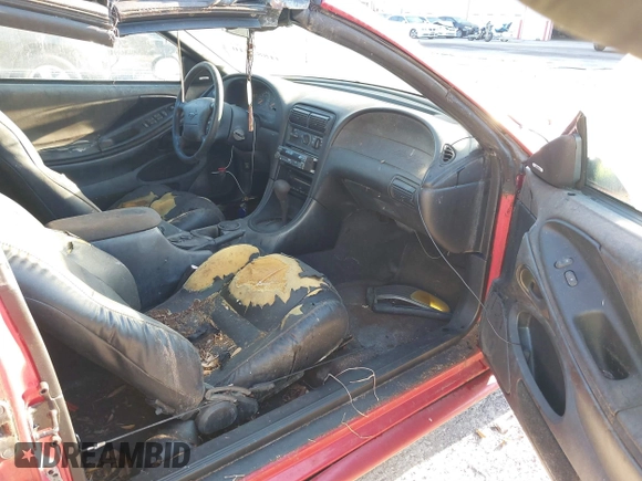 1998 Ford Mustang GT with VIN 1FAFP45X3WF201910, listed as a IAAI auction lot 41882210 with 96,415 mi miles. Bid and sale history available at carsss.com. Image 5.