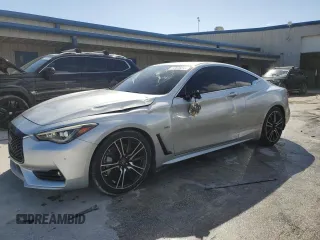 2018 Infiniti Q60 Sport with VIN JN1EV7EK8JM343260, listed as a Copart auction lot 77570344 with 74,508 mi miles and Non Repairable. Bid and sale history available at DreamBid. Image 1.