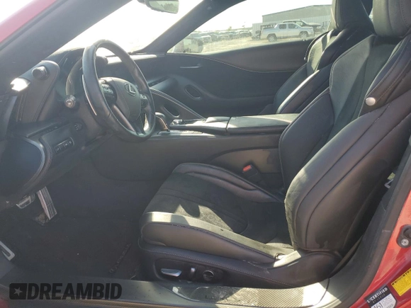 2022 Lexus LC with VIN JTHBP5AY7NA104717, listed as a Copart auction lot 80895404 with 0 mi miles and Non Repairable. Bid and sale history available at carsss.com. Image 7.