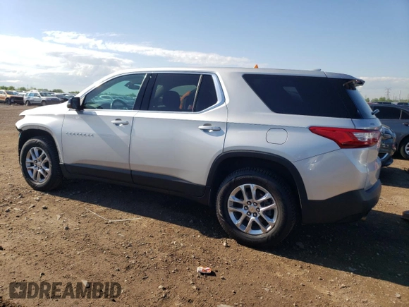 2021 Chevrolet Traverse LS with VIN 1GNERFKW1MJ172898, listed as a Copart auction lot 58162465 with 72,792 mi miles and Salvage title. Bid and sale history available at DreamBid. Image 2.