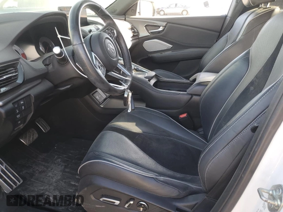 2021 Acura RDX w/A-Spec Package with VIN 5J8TC2H62ML011631, listed as a Copart auction lot 46525365 with 58,849 mi miles and Salvage Title. Bid and sale history available at carsss.com. Image 7.