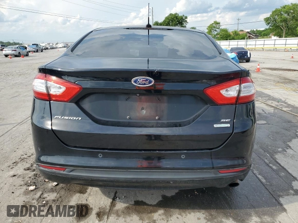 2016 Ford Fusion SE with VIN 3FA6P0HD7GR274051, listed as a Copart auction lot 55145555 with 135,858 mi miles and Salvage Title. Bid and sale history available at carsss.com. Image 6.