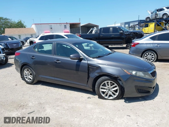 2011 Kia Optima LX with VIN KNAGM4A78B5185164, listed as a IAAI auction lot 41999846 with 216,008 mi miles and . Bid and sale history available at carsss.com. Image 13.