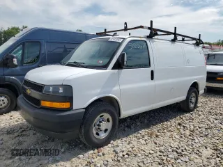 2018 Chevrolet Express Cargo with VIN 1GCWGAFP1J1285139, listed as a Copart auction lot 58856925 with 134,754 mi miles and Clean title. Bid and sale history available at DreamBid. Image 1.