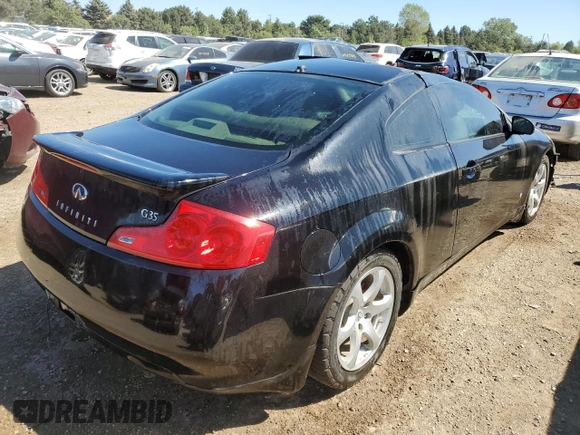 2006 Infiniti G35 Coupe with VIN JNKCV54EX6M715644, listed as a Copart auction lot 69753754 with 134,445 mi miles and Salvage Title. Bid and sale history available at carsss.com. Image 3.