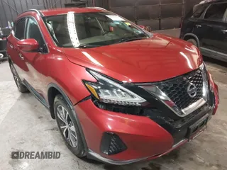 2019 Nissan Murano S with VIN 5N1AZ2MSXKN138342, listed as a IAAI auction lot 41684316 with 91,861 mi miles. Bid and sale history available at carsss.com. Image 1.