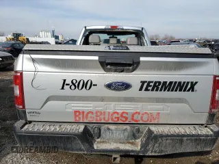 2018 Ford F-150 XL with VIN 1FTMF1CB4JKE24807, listed as a Copart auction lot 46630145 with 114,564 mi miles and Salvage Title. Bid and sale history available at carsss.com. Image 6.