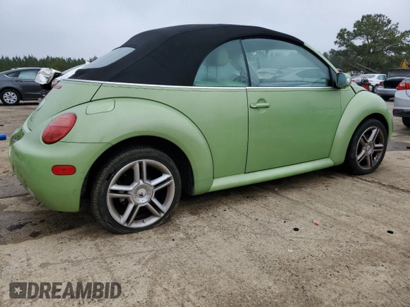 2005 Volkswagen Beetle GLS with VIN 3VWCD31Y15M316435, listed as a Copart auction lot 43012955 with 99,428 mi miles and Salvage title. Bid and sale history available at DreamBid. Image 3.