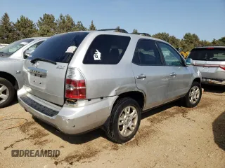 2004 Acura MDX Touring Pkg with VIN 2HNYD18674H505695, listed as a Copart auction lot 70686264 with 0 mi miles and Salvage Title. Bid and sale history available at carsss.com. Image 3.