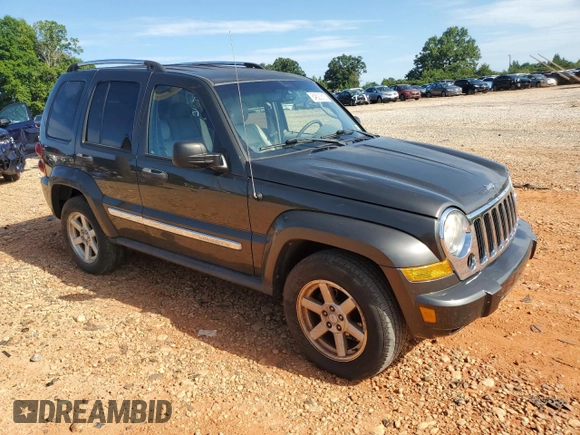 2006 Jeep Liberty Limited with VIN 1J8GL58K86W155922, listed as a Copart auction lot 64620815 with 130,149 mi miles and Salvage title. Bid and sale history available at DreamBid. Image 4.