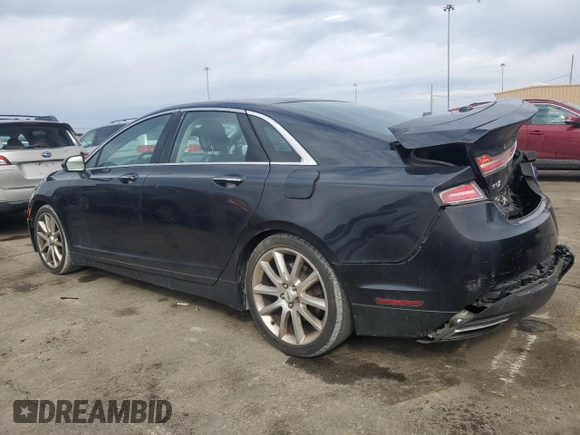 2014 Lincoln MKZ with VIN 3LN6L2G95ER820157, listed as a Copart auction lot 46816575 with 77,589 mi miles and Salvage Title. Bid and sale history available at DreamBid. Image 2.