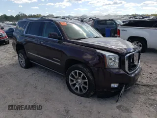 2017 GMC Yukon Denali with VIN 1GKS2CKJ6HR341778, listed as a Copart auction lot 76376264 with 0 mi miles and Salvage Title. Bid and sale history available at carsss.com. Image 4.