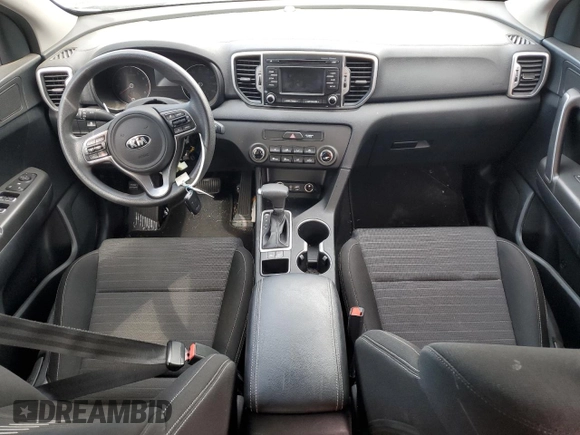 2018 Kia Sportage LX with VIN KNDPM3ACXJ7347096, listed as a Copart auction lot 49955655 with Not Provided miles and Salvage Title. Bid and sale history available at DreamBid. Image 8.
