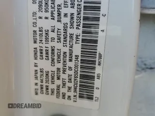 2013 Acura TSX Technology с VIN JH4CU2F65DC001348, выставлен на аукционе Copart как лот 48589615 с пробегом 83 872 миль миль и Списание • Salvage title. История ставок и продаж доступна на DreamBid. Изображение 12.