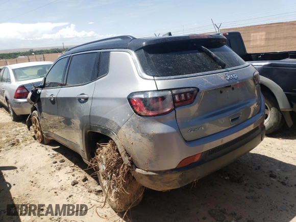 2021 Jeep Compass Limited with VIN 3C4NJDCB4MT595578, listed as a Copart auction lot 57837145 with Not provided miles and Salvage title. Bid and sale history available at DreamBid. Image 2.