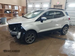 2018 Ford EcoSport SES with VIN MAJ6P1CL8JC224544, listed as a IAAI auction lot 41595620 with 57,866 mi miles and . Bid and sale history available at DreamBid. Image 19.