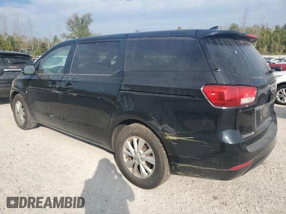 2017 Kia Sedona LX with VIN KNDMB5C16H6306898, listed as a Copart auction lot 71790784 with 51,508 mi miles and Salvage Title. Bid and sale history available at carsss.com. Image 2.